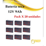 Batería Seca 12v 9ah Ups Pack X 20 Unidades 