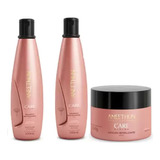 Kit Aneethun Care System 2 Shampoos 300ml + Máscara 250g