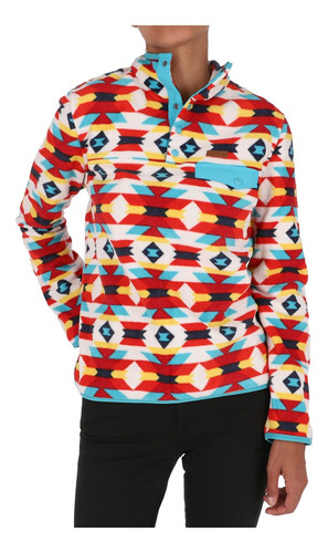 Polerón  Roxy Polar Cn Top Street Mujer Multicolor