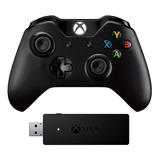 Controle Xbox One Com Adaptador Para Pc - Preto