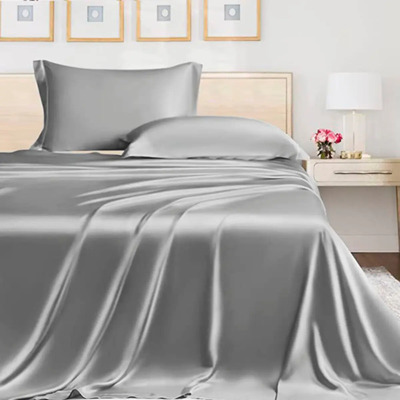 Juego De Sábanas Tencel - Eucalipto Ultrasuave - King Size Color Gris