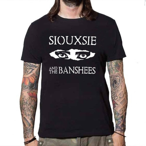 Camiseta Masculina Siouxsie And The Banshees - 100% A Camisa
