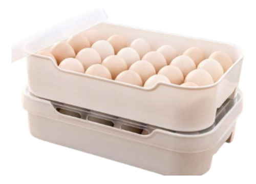 Organizador Almacenamiento De Huevos Con Tapa My-051