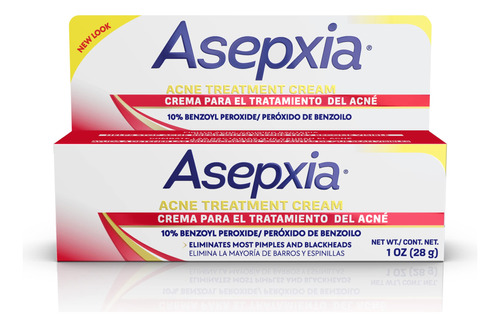 Asepxia Crema Para El Tratamiento Del Acne, Elimina Barros Y