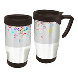 Copo Caneca Térmica Notas Musicais Cascata