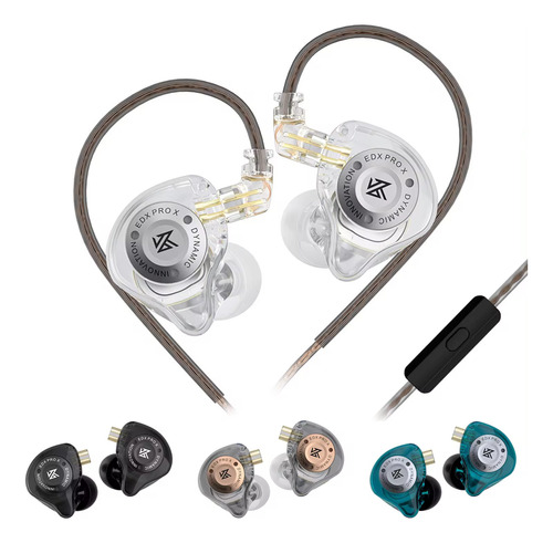  Kz Edx Pro X Auriculares In Ear Monitor 1 Vía Con Micrófono