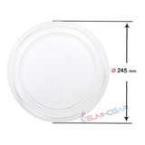 Plato Para Microondas  Liso De 24,5 Cm