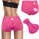 Mujer Ciclismo Ropa Interior 3d Gel Acolchado Malla Transpir