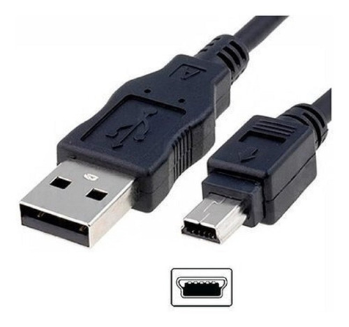 Cable Usb A Mini Usb Cargador Camara Mp3 Gps Play 5 Metros