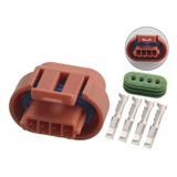 Kit Conector Plug 4 Vias Da Bobina  Corsa Fueltech ,pandoo