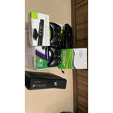 Xbox 360 Na Caixa + 2 Controles + Kinect + 18 Jogos