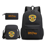 Mochila Escolar Para Estudiantes De Harry Potter Con Estampa C