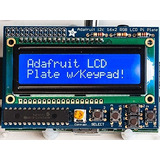 Adafruit 1115 Blue White 16x2 Lcdkeypad Kit For Raspberry Pi