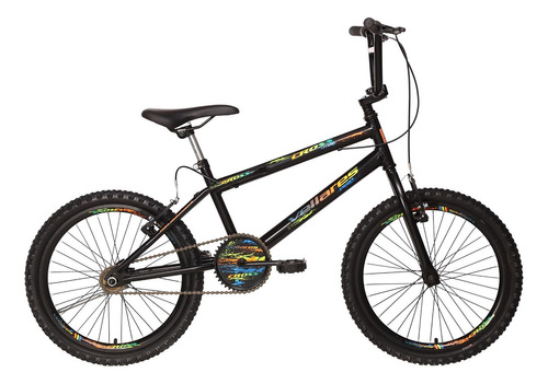 Bicicleta Bmx Preto Fosco Aro 20 Infantil Vellares