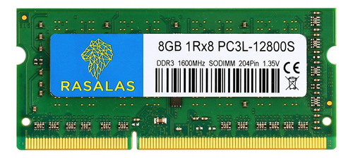 8gb 1rx8 Pc3l-12800s Ddr3l 1600mhz Ddr3 Ram Sodimm 1.35v Cl1