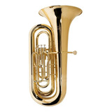 Tuba Michael 4/4 4 Pistos Em Si Bemol Bb Com Case Wbbm454