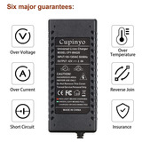 Cupinyo Upgraded Faster 42v 2a Charger 3 Prong Smart Univers