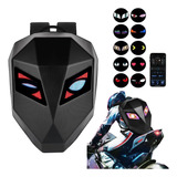 Mochila Para Andar En Moto Con Ojos Led Impermeable 1 Casco