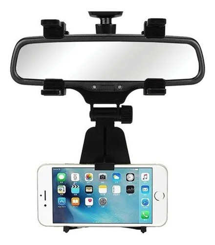 Soporte Para Celular Smartphone Auto Espejo Retrovisor Hold7