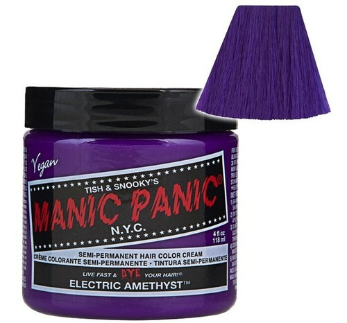 Electric Amethyst Tinte Morado Manic Panic 4oz Arctic Fox