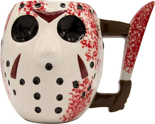 Tazón Taza Mug Grande Jason Voorhees Viernes 13