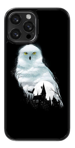 Funda Para Celular Lechuza Harry Potter Hogwarts Fondo Negro