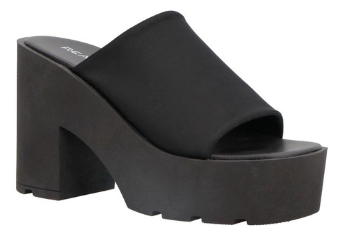 Sandalias 51396 Lickra Suecas Meter Tacon Ancho Plataforma 