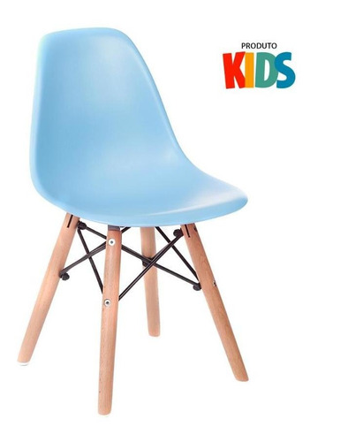 Cadeira Eames Junior Infantil Brinquedoteca