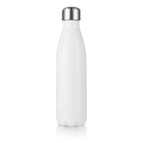 Botella Térmica De Acero Inoxidable Blanca Color Blanco