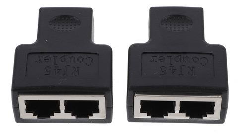 1 Conector Ethernet De 2 Puertos, Enchufe En T De Red, 2 Pie