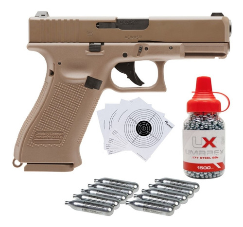Pistola Glock 19x Co2 .177 Blowback Xtreme P