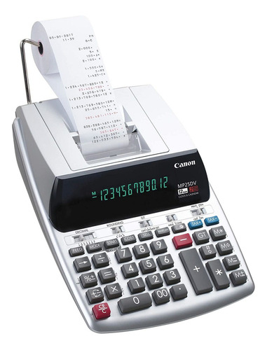 Calculadora De Escritorio Canon, Con Impresión, Conversión