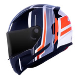 Capacete Ls2 Rapid Ff353 Flag Laranja/preto Promoção