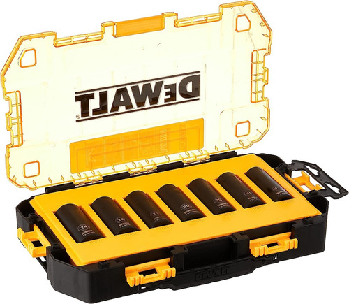 Dewalt ® 7 Dados De Impacto Profundo Cuadro 1/2 Acero 440 Dh