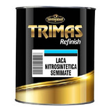 Laca Nitrosintetica Semi Mate Negra Trimas X 1 Lt / Camino 1