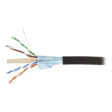 Cable Blindado F/utp Gel Cat6a 23 Awg Industrial Negro 305m