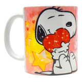 Taza De Ceramica, Snoopy, Feliz Dia, Para Regalo, Love, 11oz