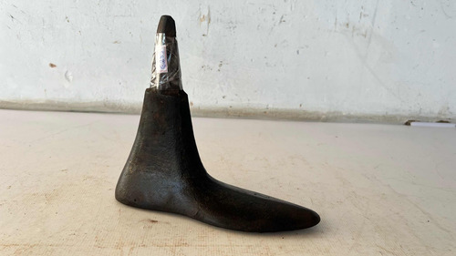 Forma De Sapato Pe Sapateiro De Ferro Antigo