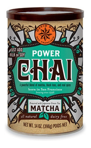 Te Chai Power Matcha Y Especias, Vegano 398gr 