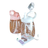 Botella Infantil Kawaii Con Apertura Automática 1 Litro