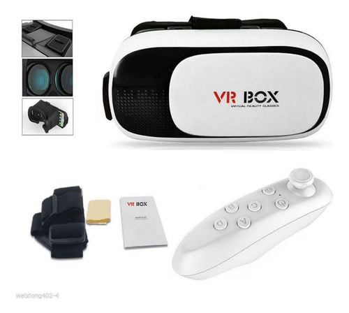 Óculos Realidade Virtual Vr Box 3d + Controle