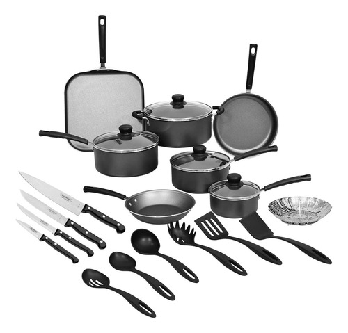 Batería De Cocina Primaware Tramontina + Juego De Cuchillos