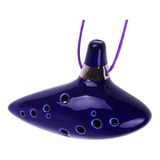 12 Furos Cerâmica Ocarina Alto C Legend Of Zelda Flauta