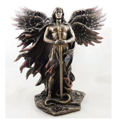 Archangel Metatron Figure With Cube Angel And Fine Resin 1