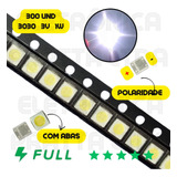 Led Smd 3030 3v 1w C/ Abas - Tv Semp Philco - 300pcs