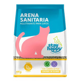 Arena Sanitaria Aglutinante  Happy Gato 4 Kg