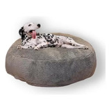 Cama Puff De Corderito L X 85 Cm Para Mascotas Grandes