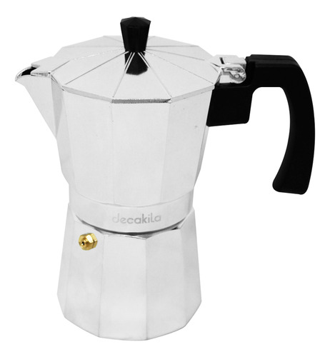 Cafetera De Expresso Moka 6 Tazas Aluminio Decakila Kmcf023m