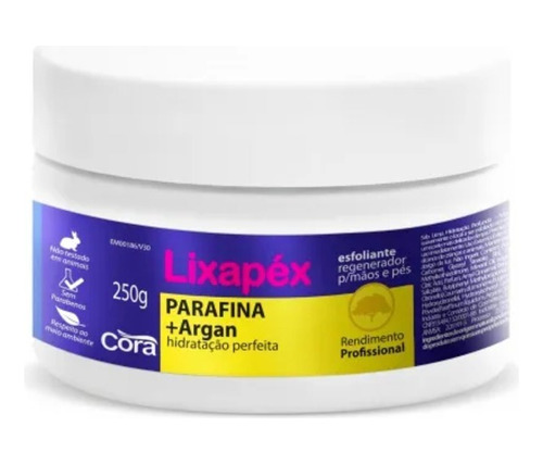 Parafina Argan 250gr Cora - Esfoliante - Spa Dos Pés E Mãos