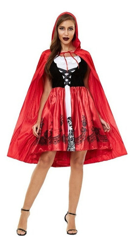 Disfraz De Caperucita Roja Cosplay De Halloween